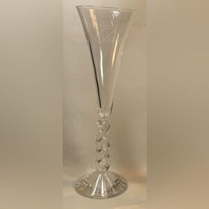 Bellagio Hotel Resort Casino 2000 Glass Crystal Champagne Flutes 8 Ounces Each